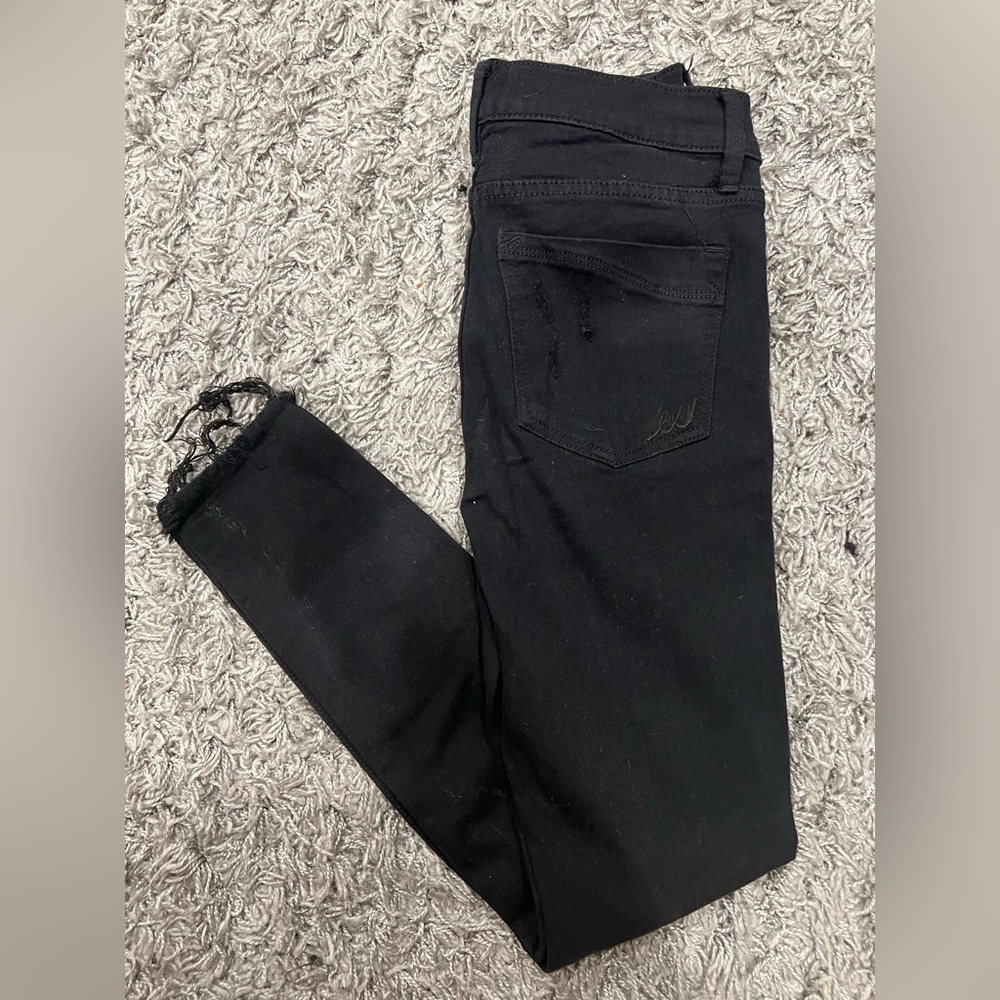 Express ripped Jean Mid Rise Jean legging